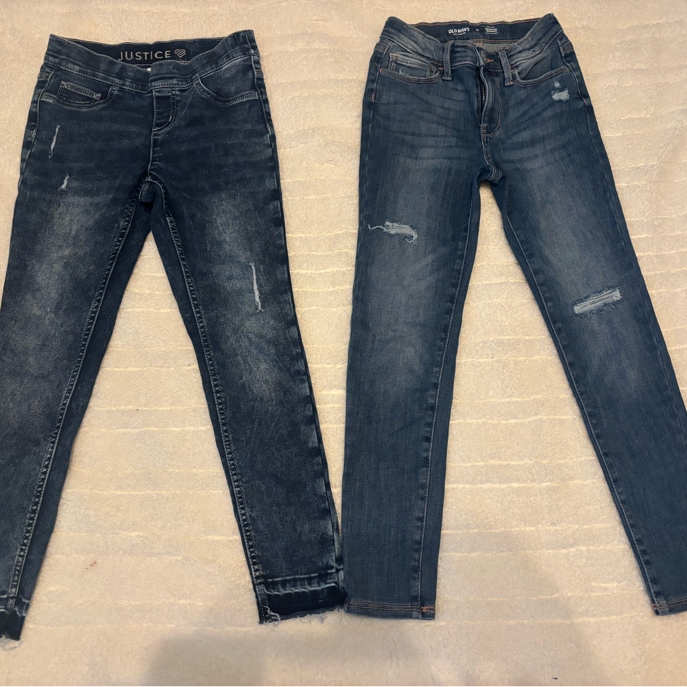 Justice and Old Navy Denim Jeans (2 pieces)